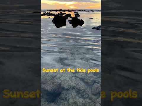 Read more about the article Sunset over the tide pools in Hawaii  #hawaii #travel #bigisland
