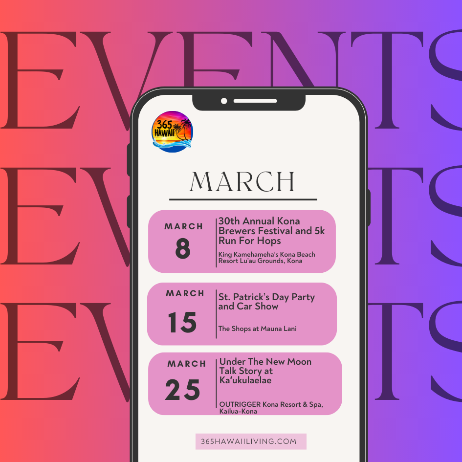 Read more about the article March 2025 Hawaii Island Events Calendar